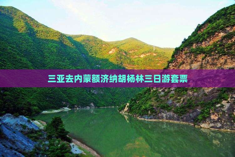 三亚去内蒙额济纳胡杨林三日游套票