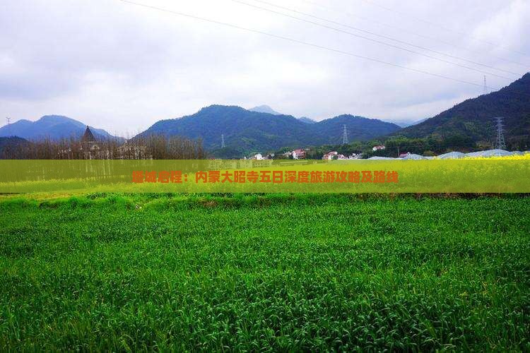 塔城启程：内蒙大昭寺五日深度旅游攻略及路线