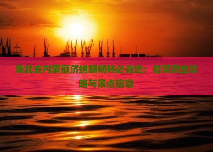 海北去内蒙额济纳胡杨林必去地：自驾游全攻略与景点信息
