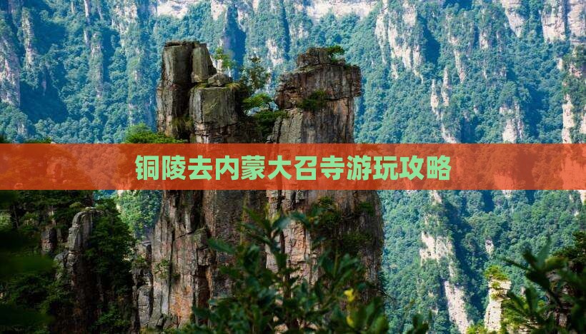 铜陵去内蒙大召寺游玩攻略
