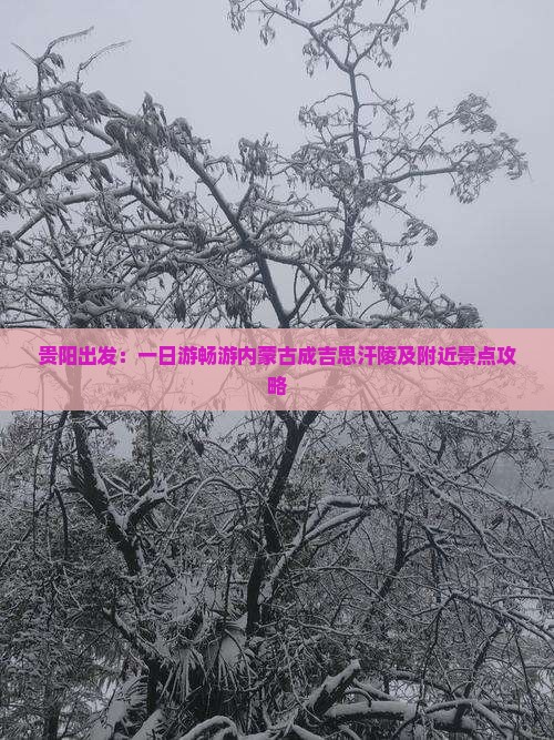 贵阳出发：一日游畅游内蒙古成吉思汗陵及附近景点攻略