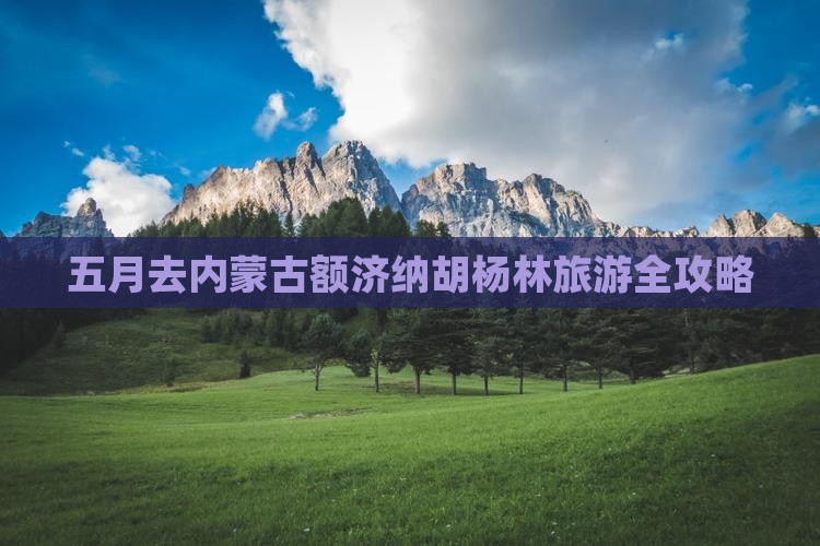 五月去内蒙古额济纳胡杨林旅游全攻略