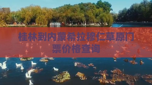 桂林到内蒙希拉穆仁草原门票价格查询