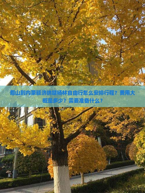 眉山去内蒙额济纳胡杨林自由行