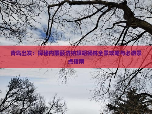 青岛出发：探秘内蒙额济纳旗胡杨林全景攻略与必游景点指南
