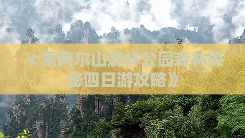 ≮蒙阿尔山森林公园森林探秘四日游攻略》