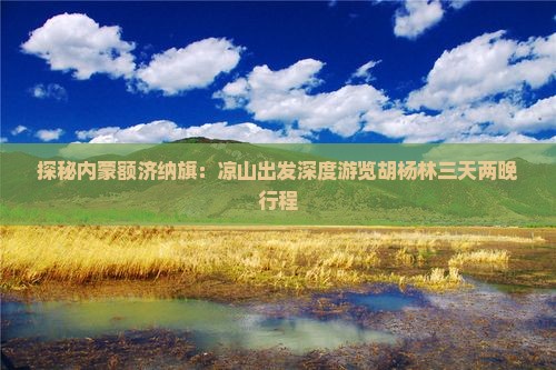 探秘内蒙额济纳旗：凉山出发深度游览胡杨林三天两晚行程