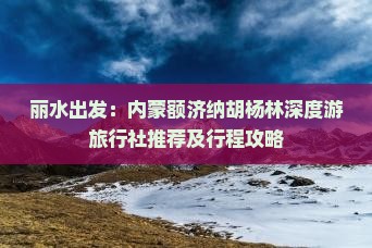 丽水出发：内蒙额济纳胡杨林深度游旅行社推荐及行程攻略