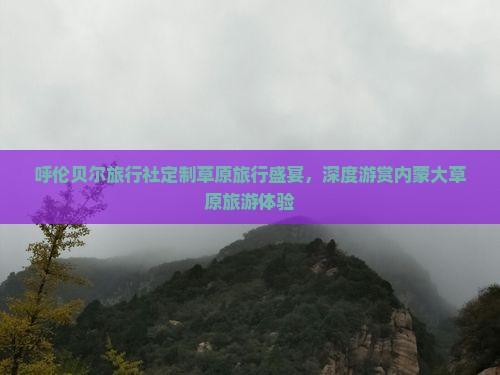 呼伦贝尔旅行社定制草原旅行盛宴，深度游赏内蒙大草原旅游体验