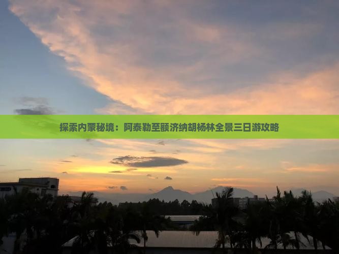 探索内蒙秘境：阿泰勒至额济纳胡杨林全景三日游攻略