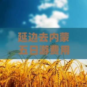 延边去内蒙五日游费用、攻略、路线及距离
