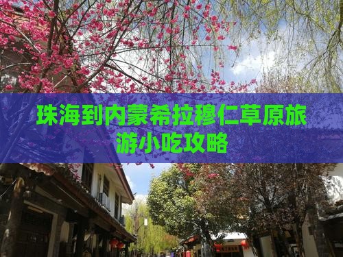 珠海到内蒙希拉穆仁草原旅游小吃攻略