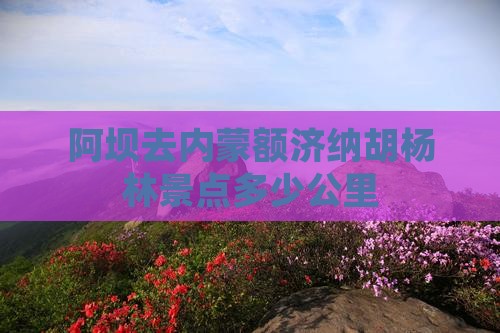 阿坝去内蒙额济纳胡杨林景点多少公里