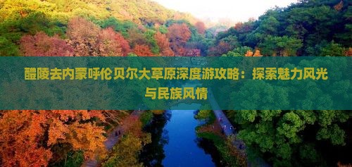 醴陵去内蒙呼伦贝尔大草原深度游攻略：探索魅力风光与民族风情