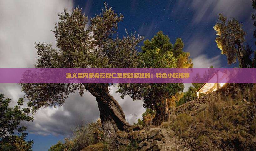 遵义至内蒙希拉穆仁草原旅游攻略：特色小吃推荐