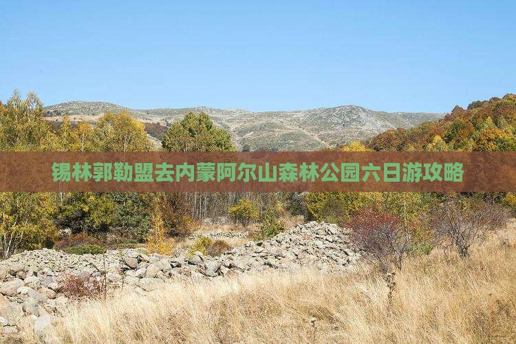 锡林郭勒盟去内蒙阿尔山森林公园六日游攻略