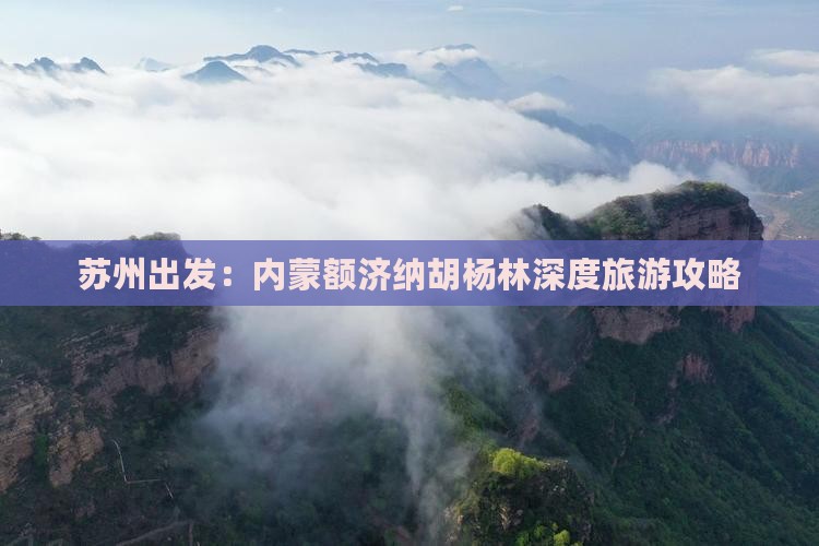 苏州出发：内蒙额济纳胡杨林深度旅游攻略