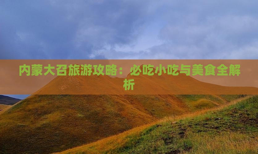 劳动节去内蒙大召寺旅游小吃