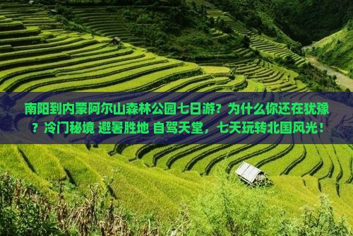 南阳到内蒙阿尔山国家森林公园七日游