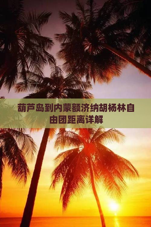 葫芦岛到内蒙额济纳胡杨林自由团距离详解