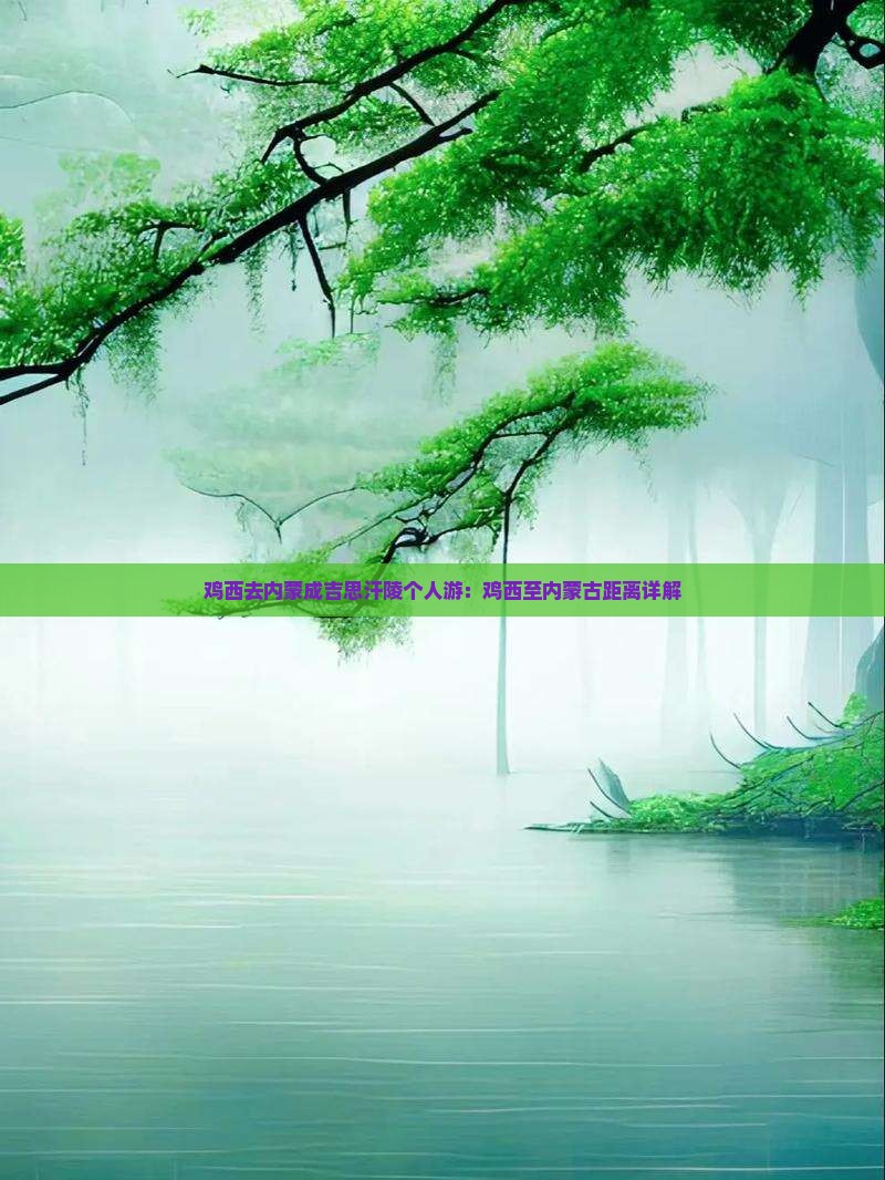 鸡西去内蒙成吉思汗陵个人游：鸡西至内蒙古距离详解