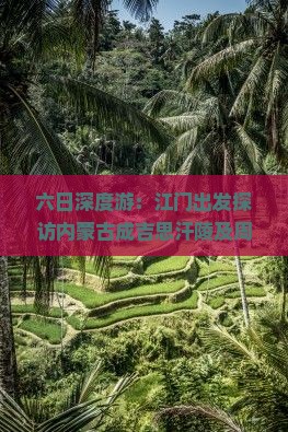六日深度游：江门出发探访内蒙古成吉思汗陵及周边文化遗产之旅