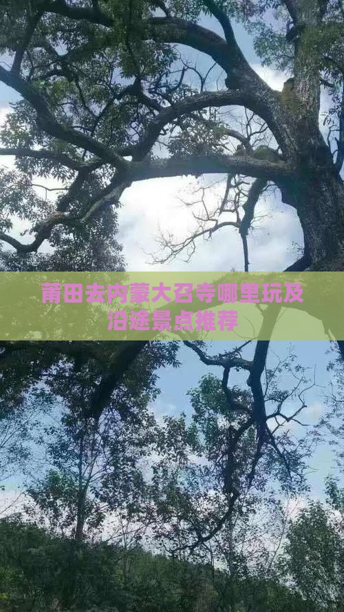 莆田去内蒙大召寺哪里玩及沿途景点推荐
