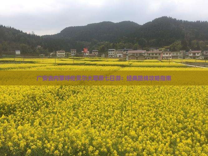 广安去内蒙呼伦贝尔大草原七日游：经典路线攻略指南