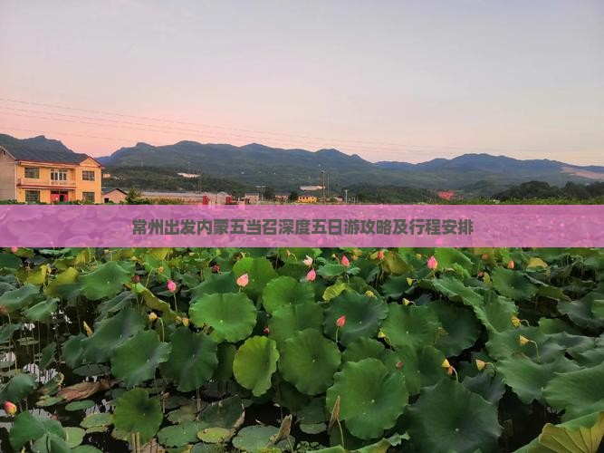 常州出发内蒙五当召深度五日游攻略及行程安排 常州出发内蒙五当召深度五日游攻略及行程安排