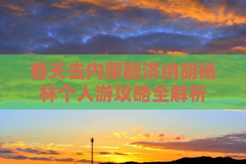 春天去内蒙额济纳胡杨林个人游攻略全解析