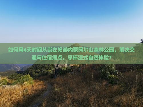 如何用4天时间从崇左畅游内蒙阿尔山森林公园，解决交通与住宿痛点，享柿浸式自然体验？