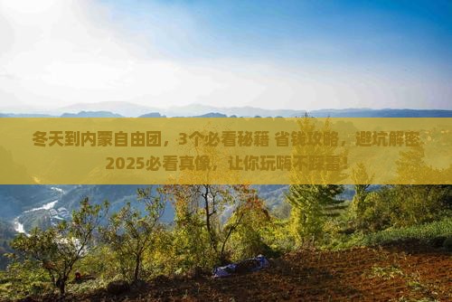 冬天到内蒙自由团 冬天到内蒙自由团