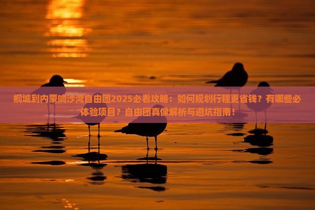 桐城到内蒙响沙湾自由团