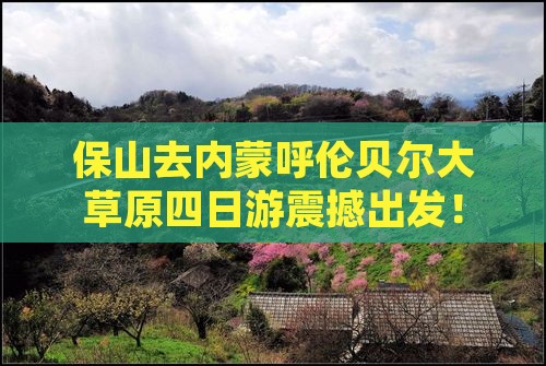 保山去内蒙呼伦贝尔大草原四日游