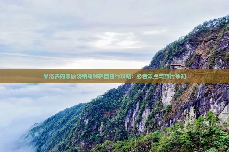 果洛去内蒙额济纳胡杨林自由行攻略：必看景点与旅行须知