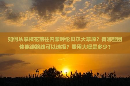 如何从攀枝花前往内蒙呼伦贝尔大草原？有哪些团体旅游路线可以选择？费用大概是多少？
