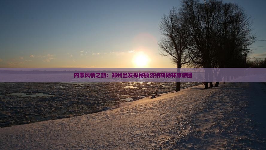 内蒙风情之旅：郑州出发探秘额济纳胡杨林旅游团