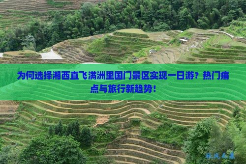 为何选择湘西直飞满洲里国门景区实现一日游？热门痛点与旅行新趋势！