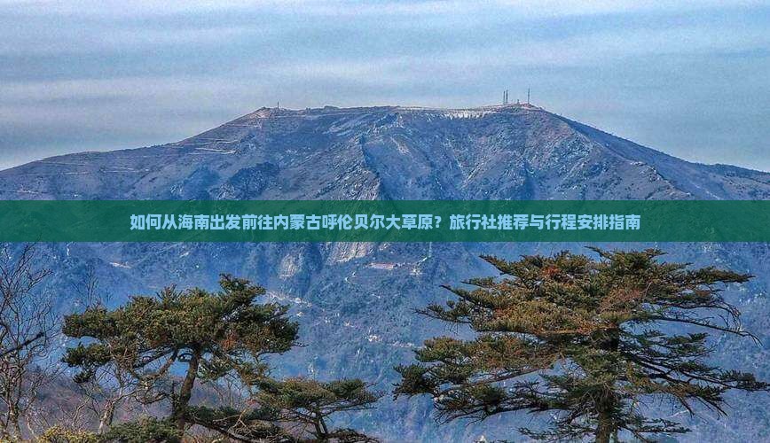 如何从海南出发前往内蒙古呼伦贝尔大草原？旅行社推荐与行程安排指南
