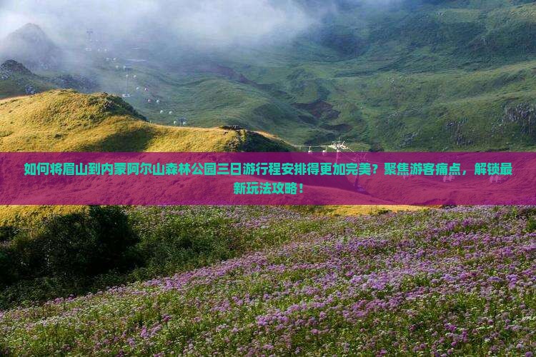 如何将眉山到内蒙阿尔山森林公园三日游行程安排得更加完美？聚焦游客痛点，解锁最新玩法攻略！