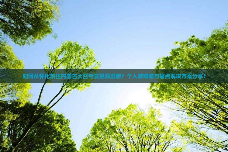 如何从怀化前往内蒙古大召寺实现深度游？个人游攻略与痛点解决方案分享！