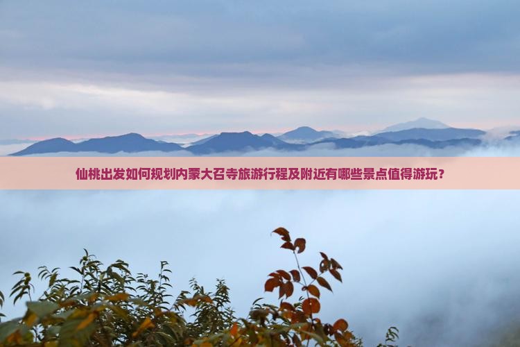 仙桃出发如何规划内蒙大召寺旅游行程及附近有哪些景点值得游玩？