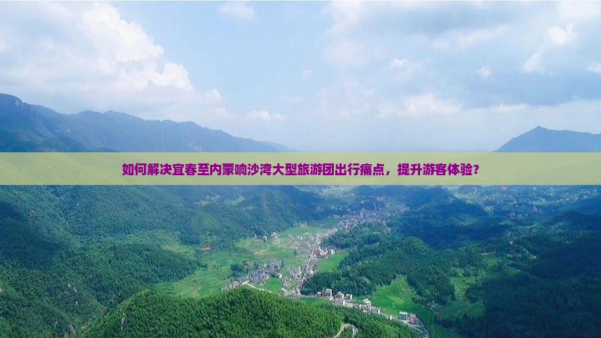 如何解决宜春至内蒙响沙湾大型旅游团出行痛点，提升游客体验？