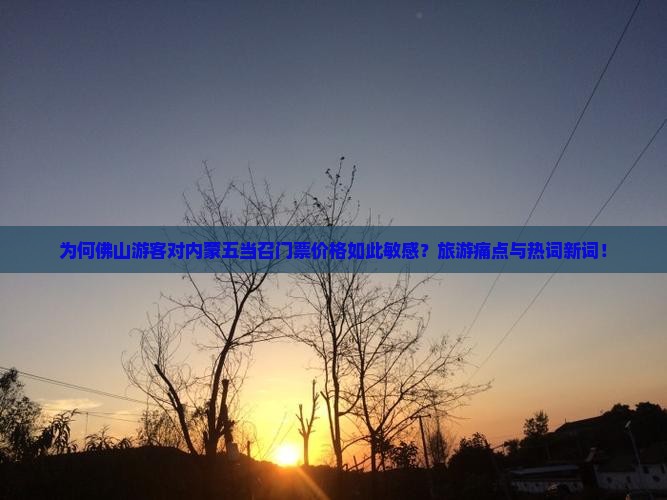 为何佛山游客对内蒙五当召门票价格如此敏感？旅游痛点与热词新词！