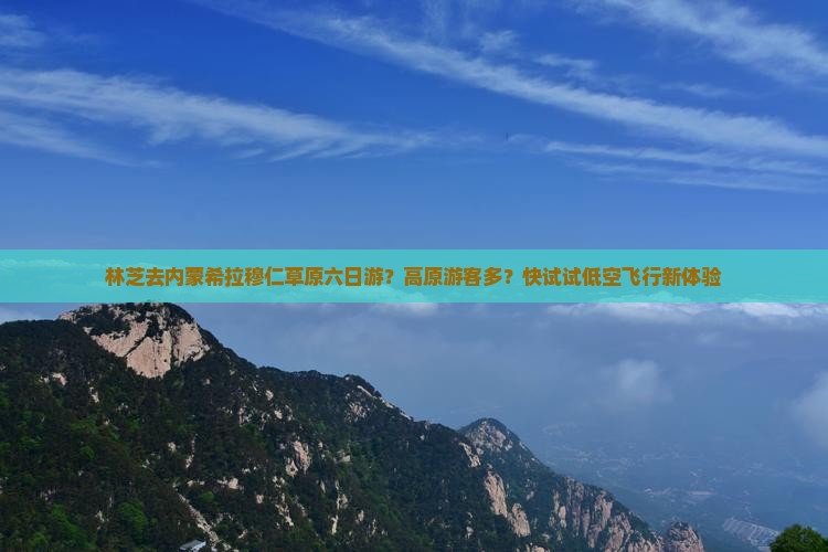 林芝去内蒙希拉穆仁草原六日游？高原游客多？快试试低空飞行新体验