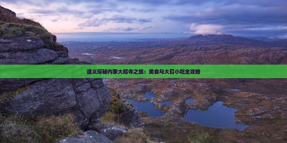 遵义探秘内蒙大昭寺之旅：美食与大召小吃全攻略