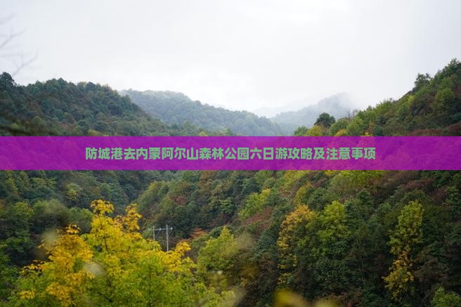 防城港去内蒙阿尔山国家森林公园六日游