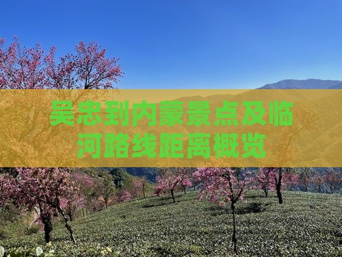 吴忠到内蒙景点及临河路线距离概览