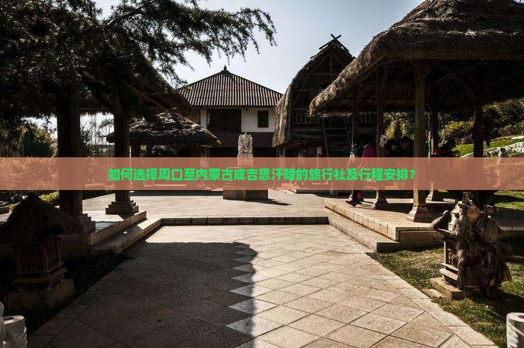 如何选择周口至内蒙古成吉思汗陵的旅行社及行程安排？