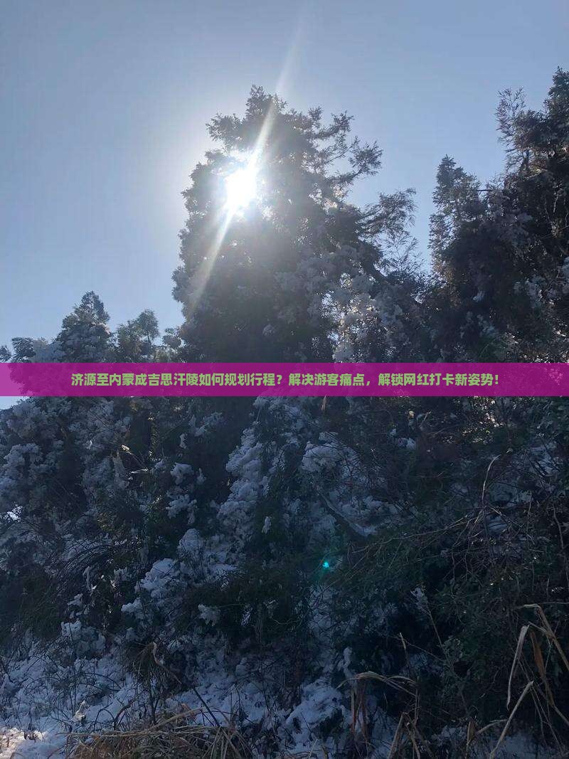济源至内蒙成吉思汗陵如何规划行程？解决游客痛点，解锁网红打卡新姿势！